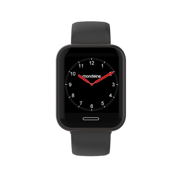 Relógio Smartwatch Silicone Preto