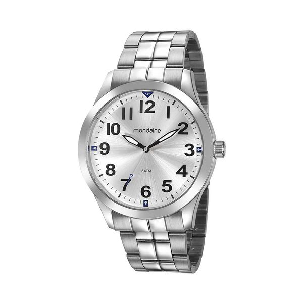 Relógio Masculino Casual Prata 99407