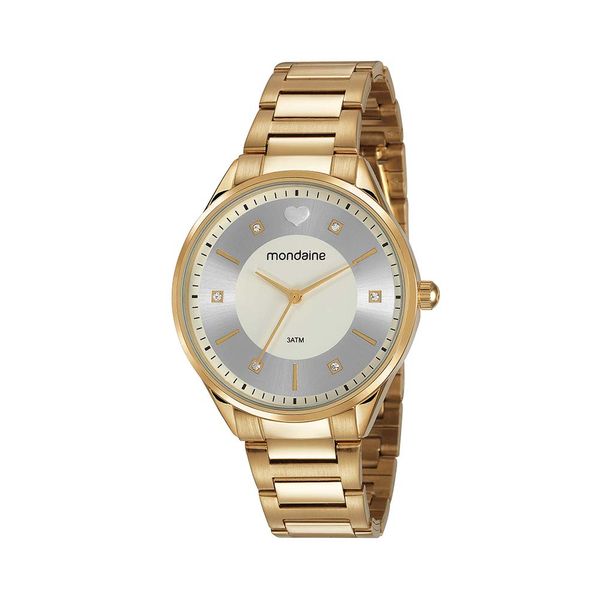 Relógio Feminino Social Dourado
