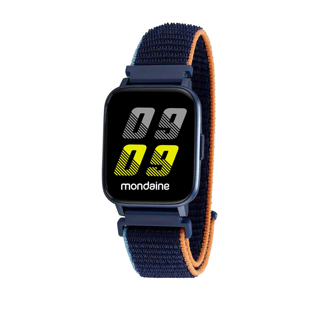 Relógio Smartwatch Full Touch Nylon Azul