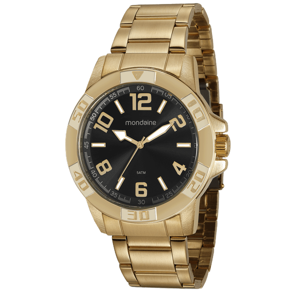 Relógio Masculino Dourado